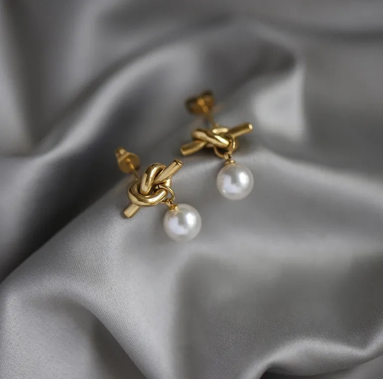 Pearl Knot Drops