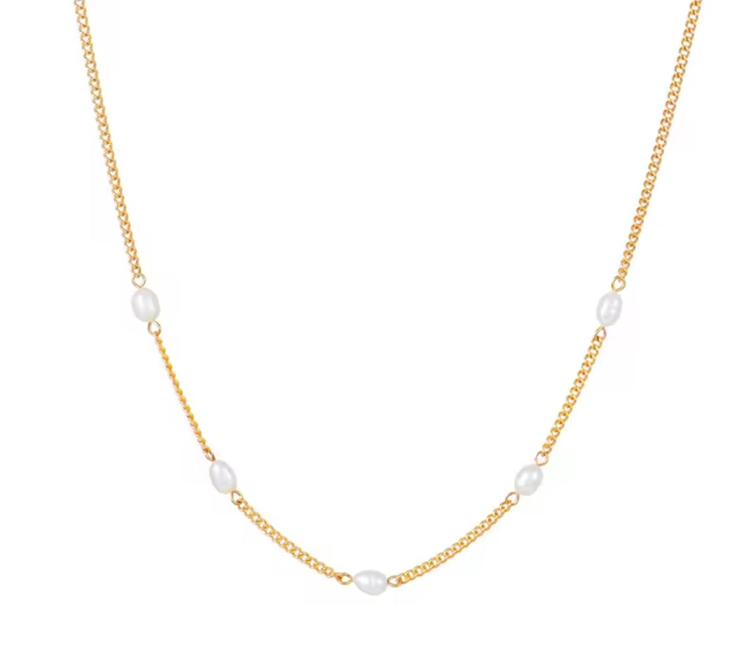 Pearl Link Luxe Necklace